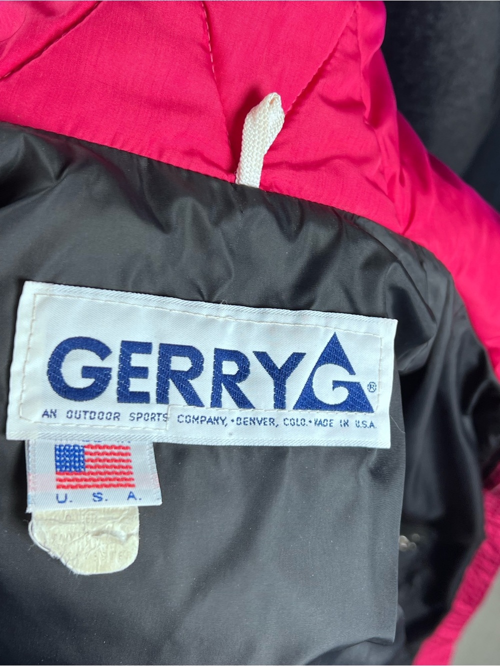 Gerry Vintage Fuchsia Quilted Down Ski Jacket Made in USA Large - Picture 5 of 8